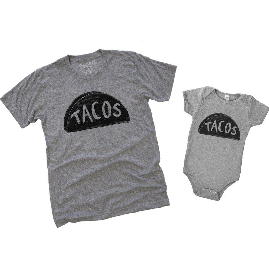 Dad Baby Taco Shirt and Onesie by Xenotees