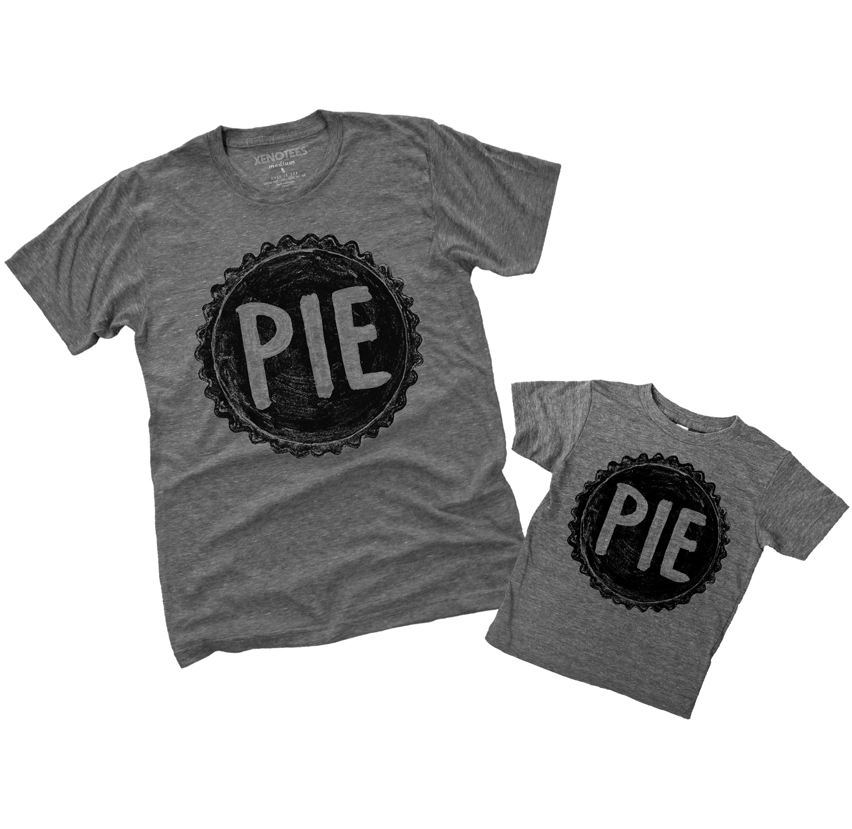 Father Daughter, Father Son Matching PIE T Shirts by Xenotees