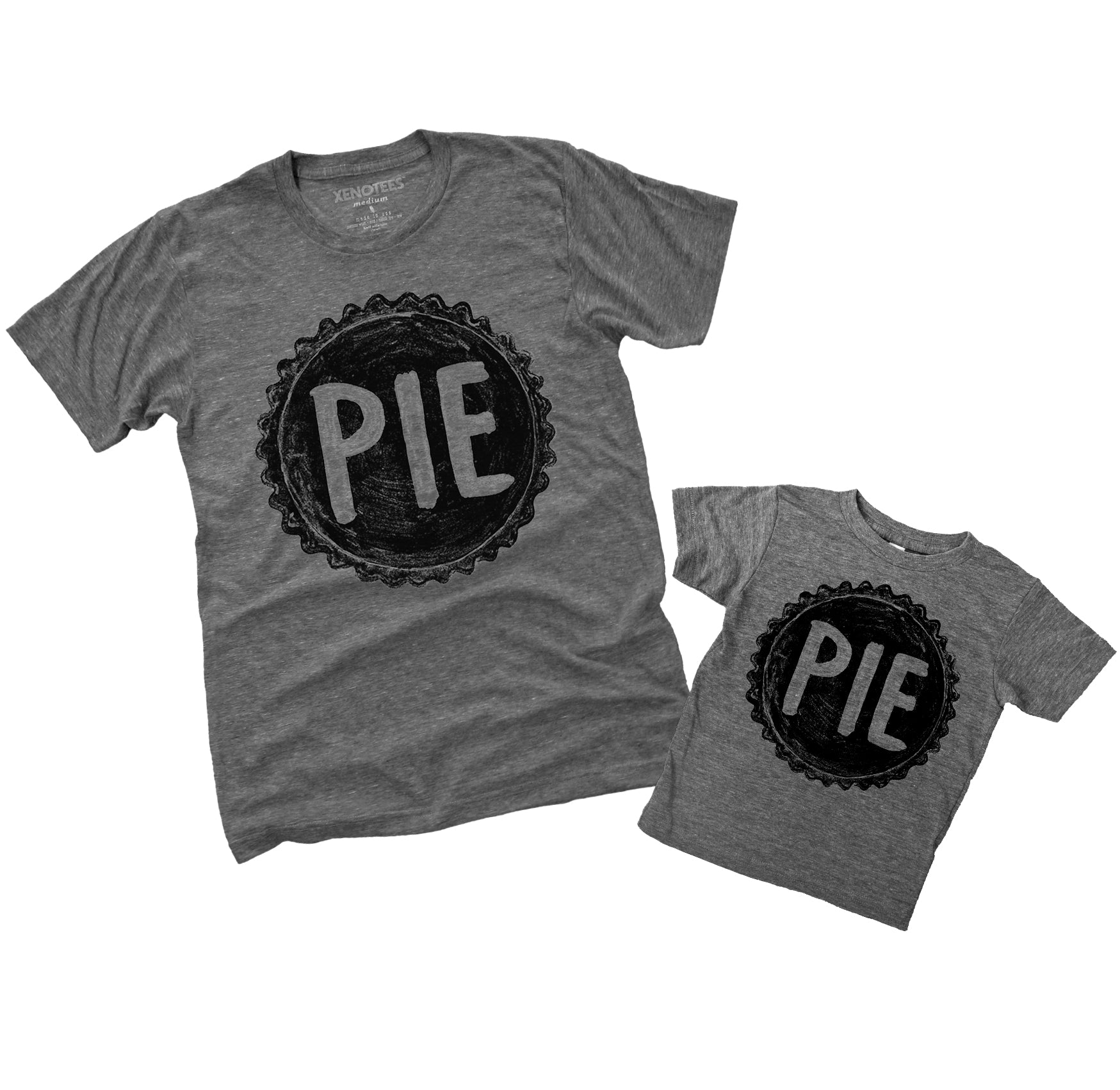 Father Daughter, Father Son Matching PIE T Shirts Men Tshirts Xenotees