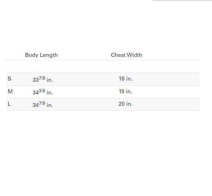 Cat Lady Dress Size Chart