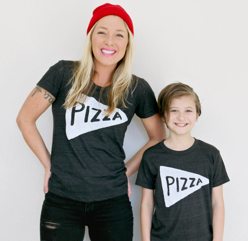 Mommy and Me Matching Pizza Shirts by Xenotees