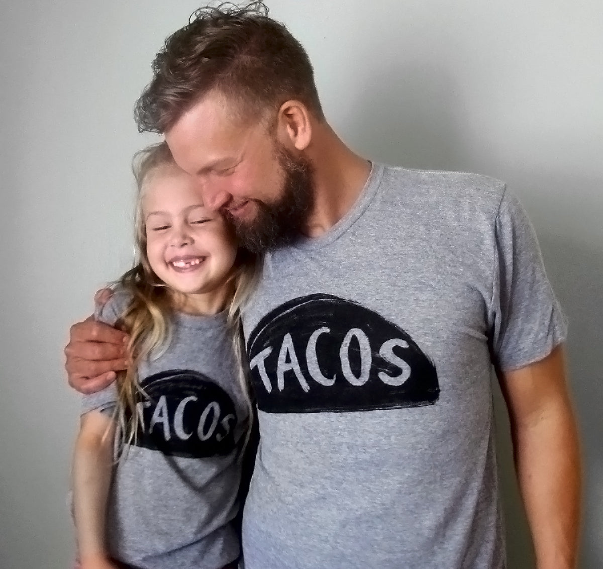 Matching Father Son Daughter Taco T-Shirt Set | Dad & Kids Taco Tuesday Shirts Men Tshirts Xenotees
