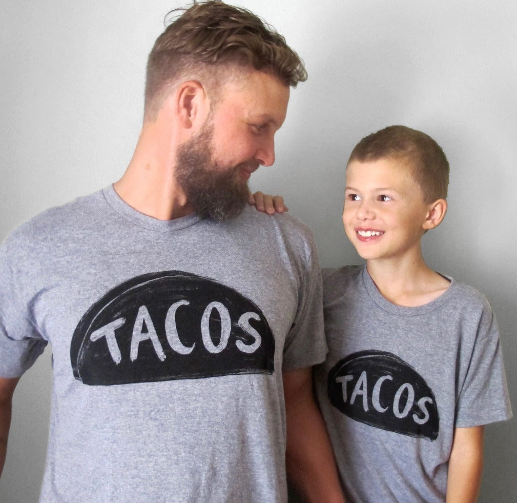 Matching Father's Day T-shirts for Dad From Wife and Kids