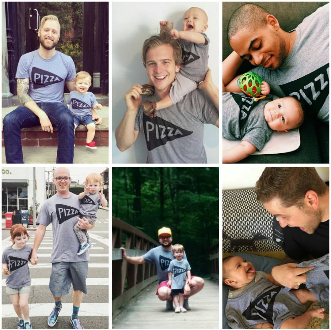 Mens Pizza Party T-shirt by Xenotees