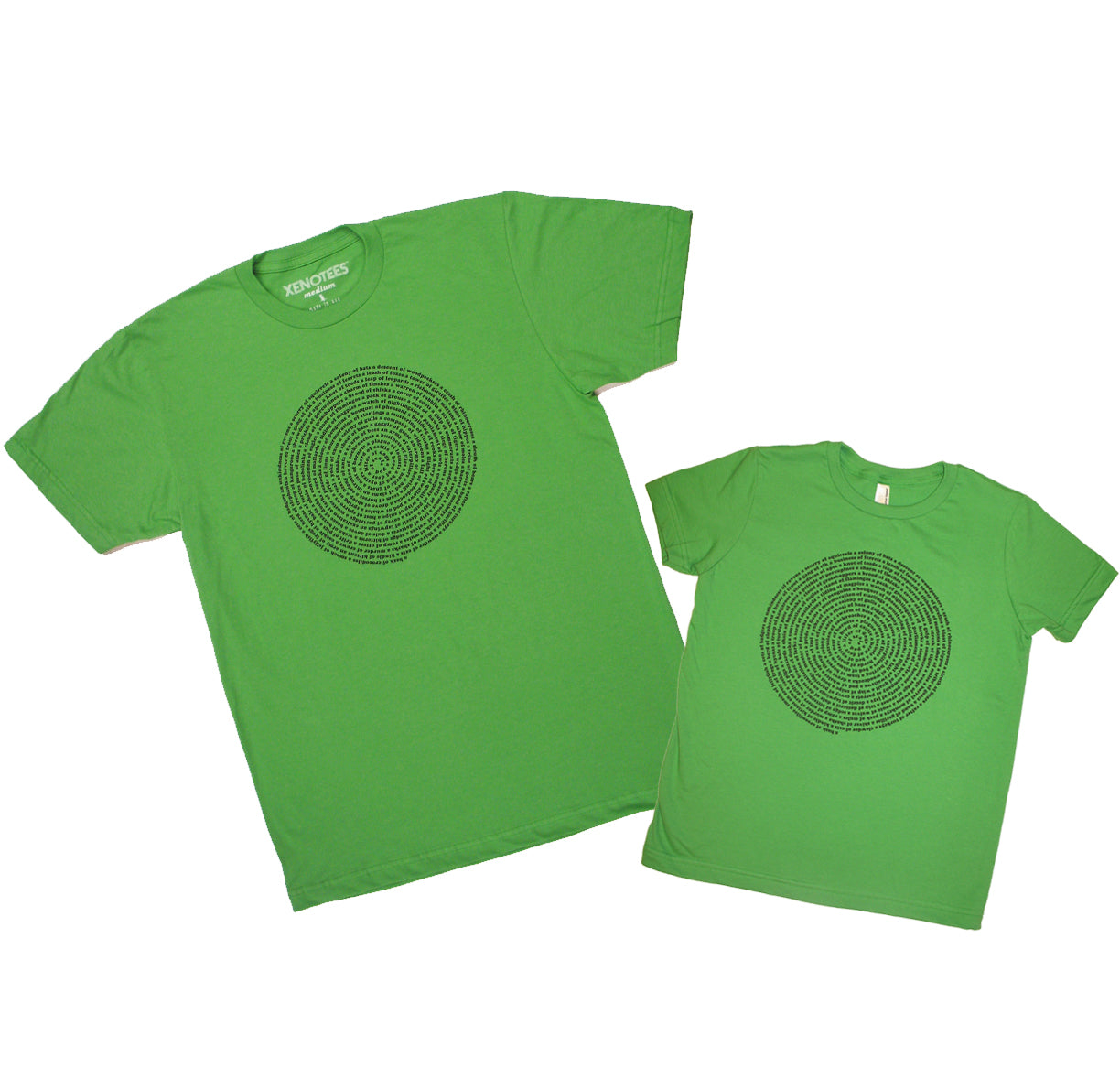 Father Son, Daughter (Matching Set) Collective Animal Nouns T Shirts Men Tshirts Xenotees