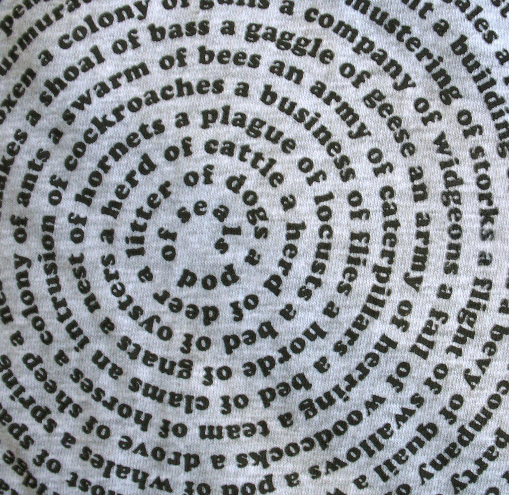 Animal Group Nouns Kids Track T Shirt by Xenotees