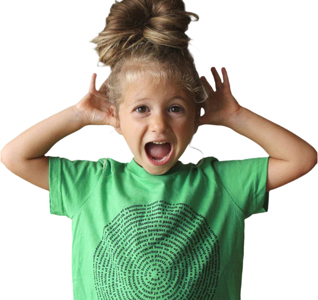 Animal Collective Group Nouns Kids Tee Shirt Kids Clothing Xenotees