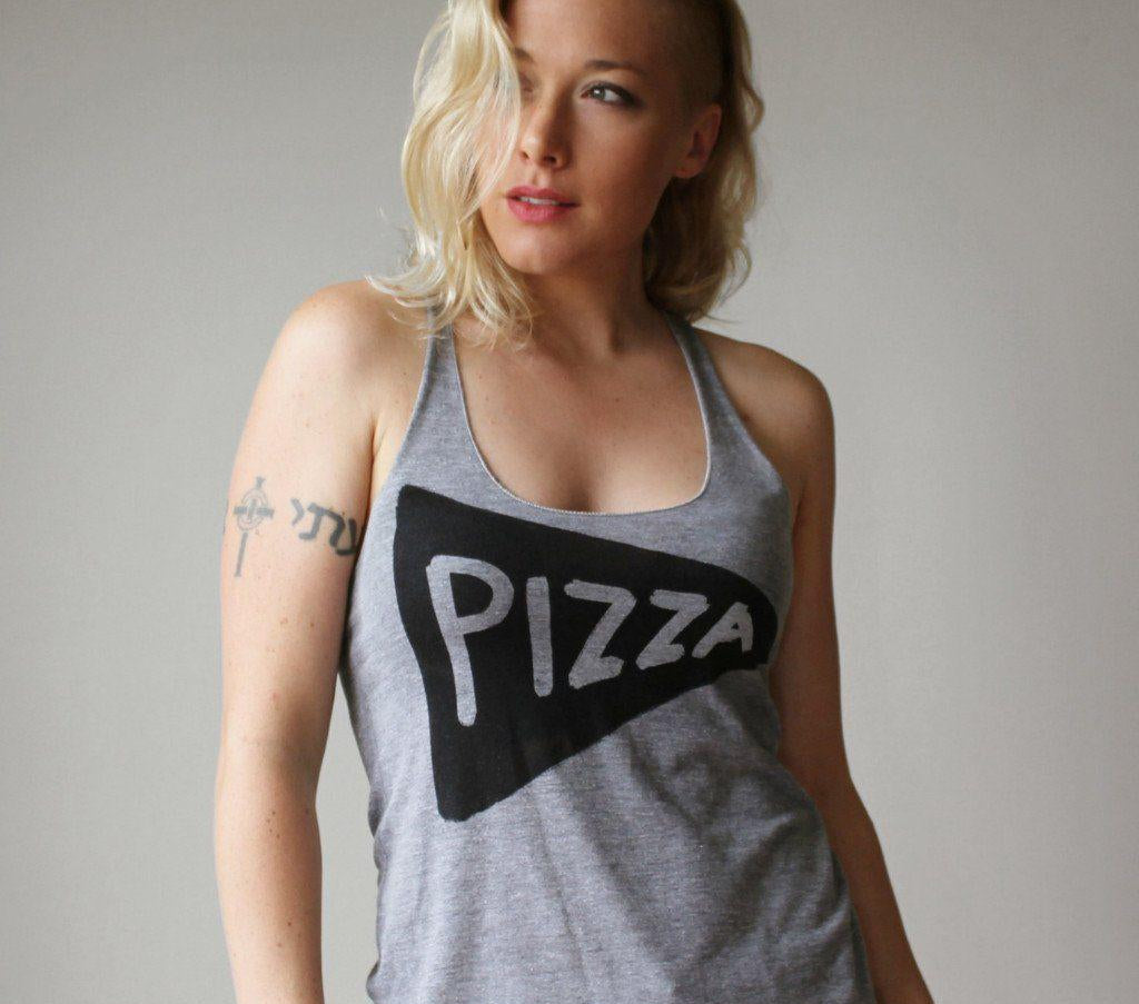 Women's Pizza Party Activewear Tank Top by Xenotees