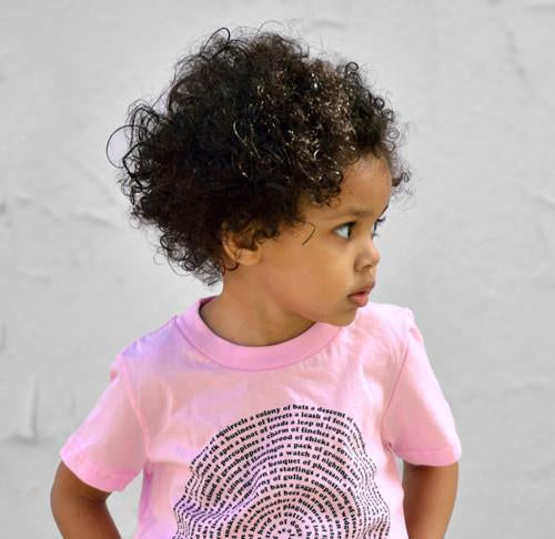 Animal Group Nouns Kids Track T Shirt by Xenotees