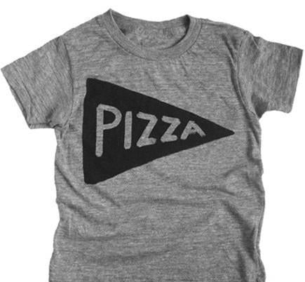 Funny Kids Pizza Graphic T Shirt