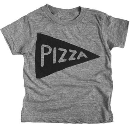 Funny Kids Pizza Graphic T Shirt Kids Made in the USA Handmade Clothing Xenotees