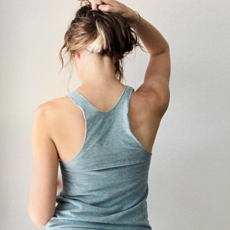 Womens XX Tank Top T-shirt in Mint Green by Xenotees