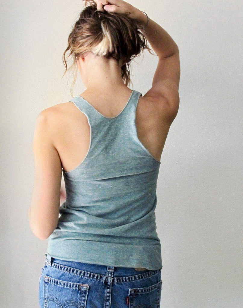 Womens XX Tank Top T-shirt in Mint Green by Xenotees