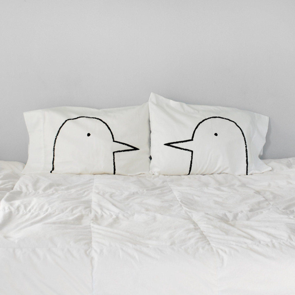 Lovebirds Pillowcases - Set of 2 by Xenotees
