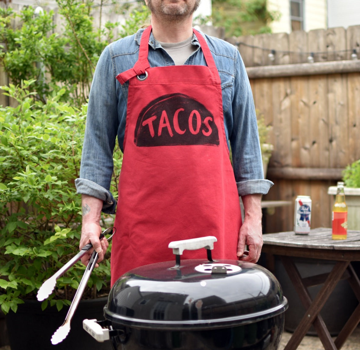 Father's Day Gift, Taco Apron for Men, Grilling Gifts for Dad