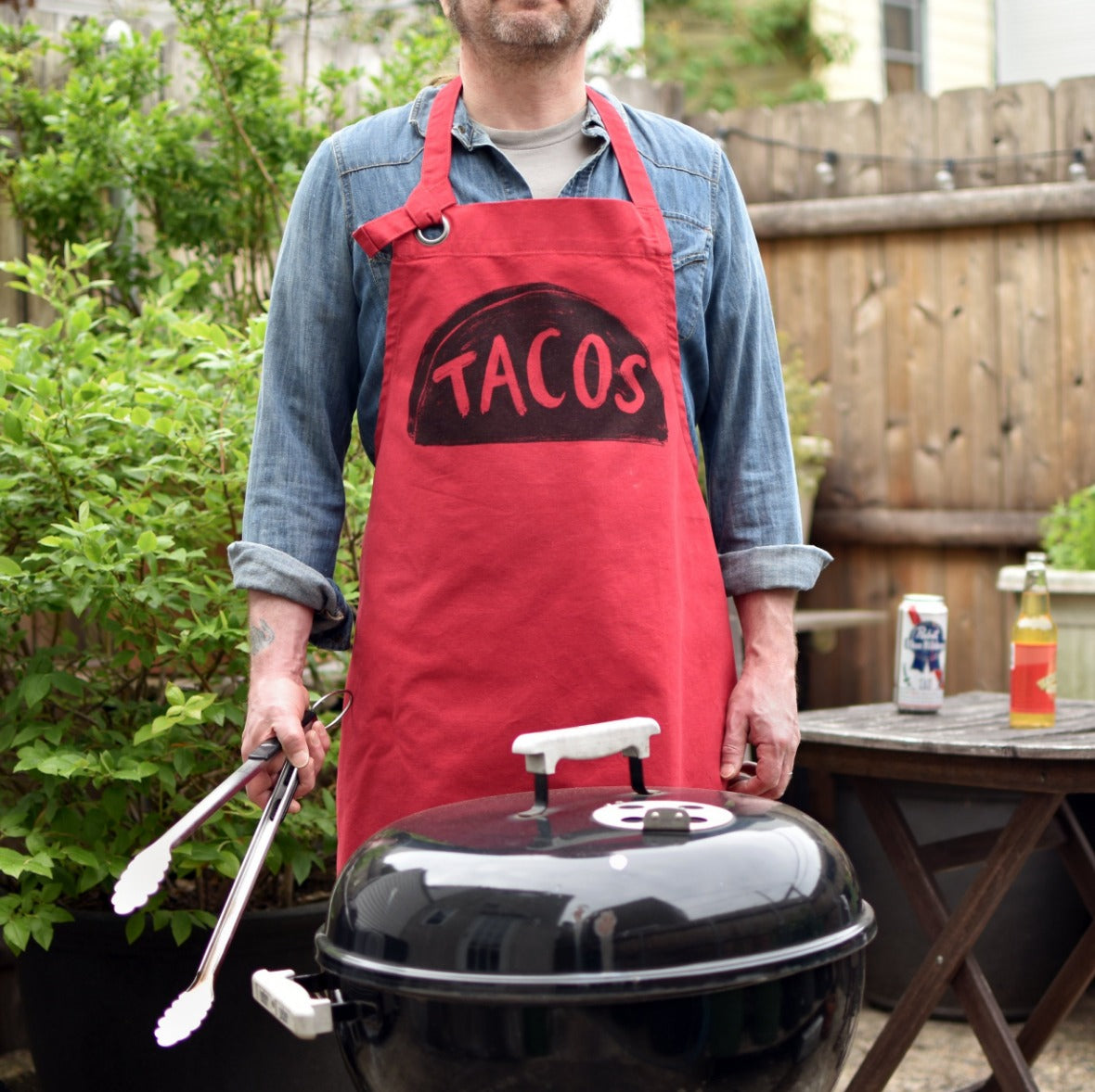 Father's Day Gift, Taco Apron for Men, Grilling Gifts for Dad