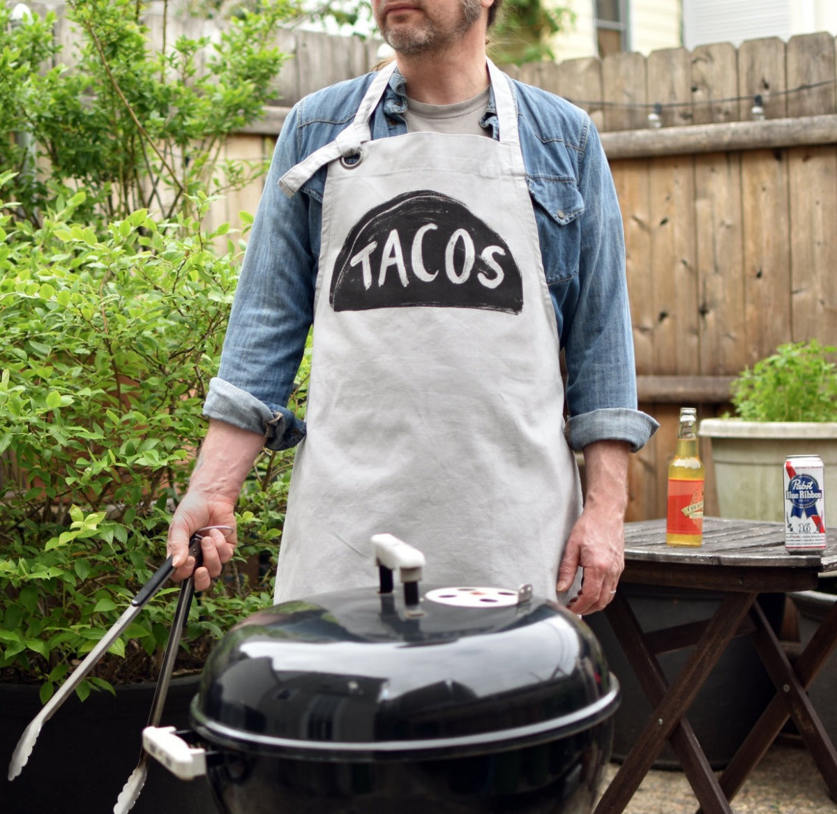 Father's Day Gift, Taco Apron for Men, Grilling Gifts for Dad