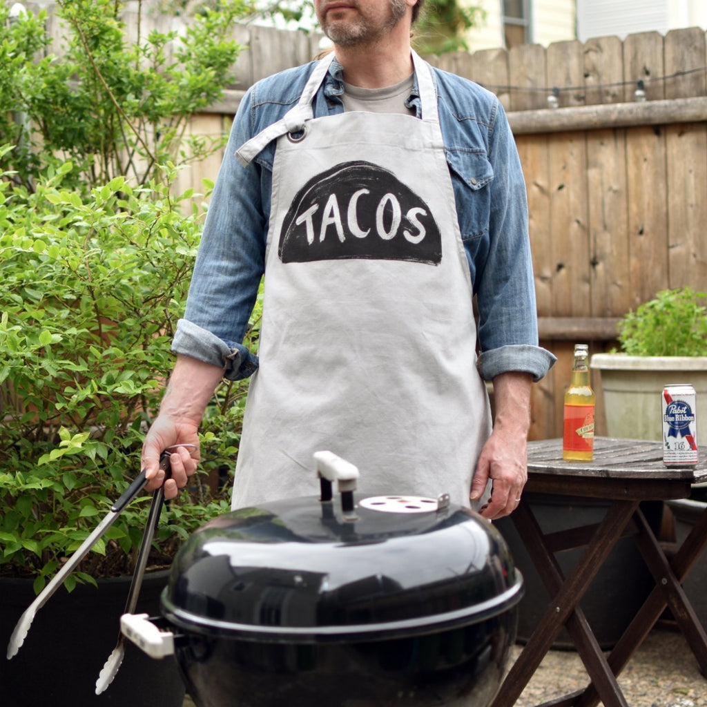 Father's Day Gift, Taco Apron for Men, Grilling Gifts for Dad