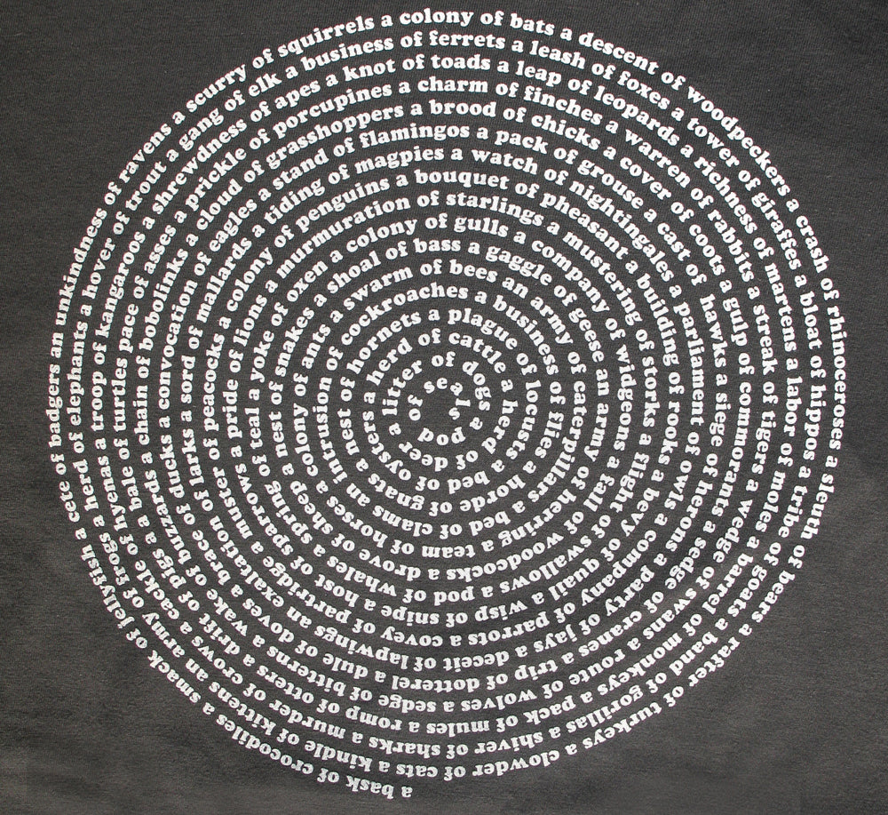 Animal Collective Nouns Unisex Sweatshirt Men Tshirts Xenotees