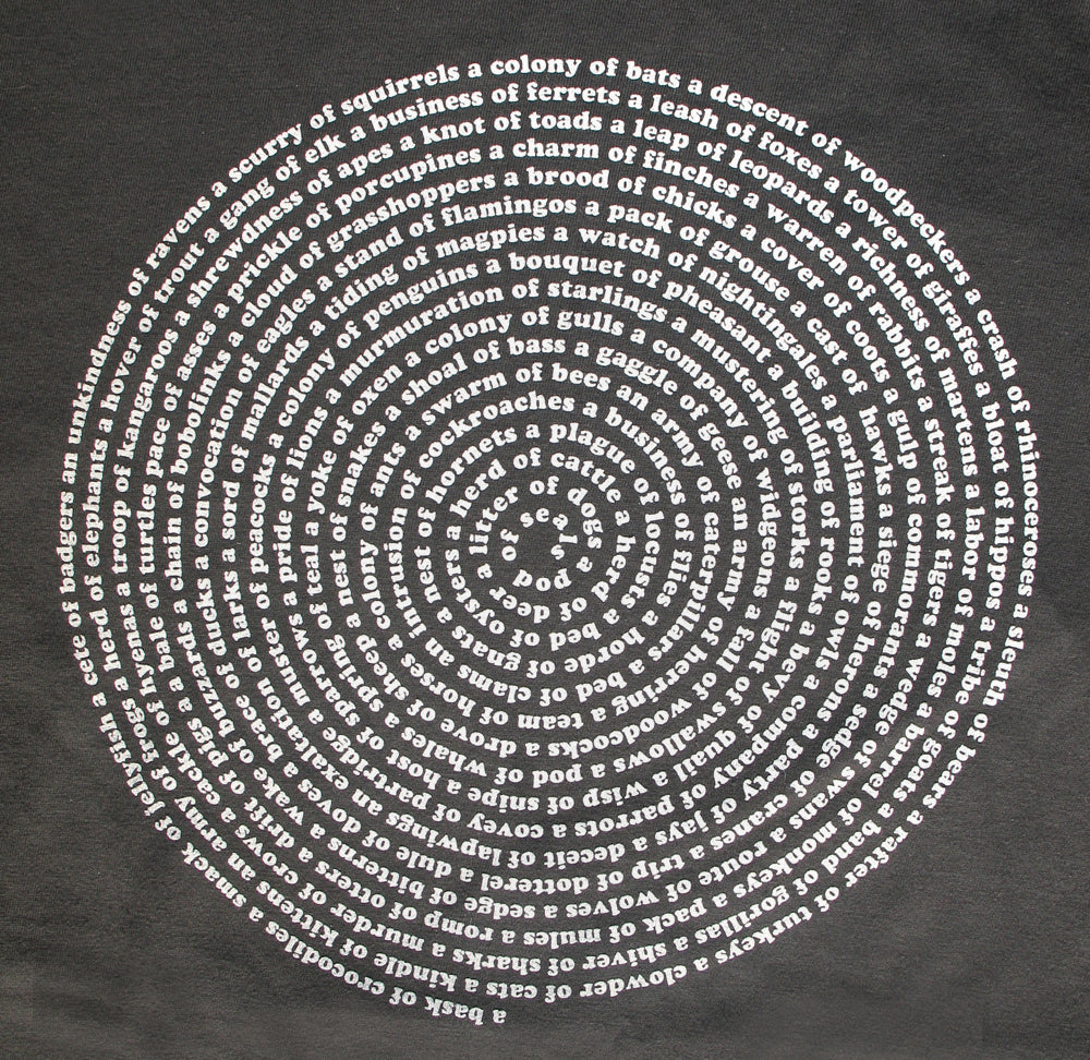 Animal Collective Nouns Unisex Sweatshirt by Xenotees