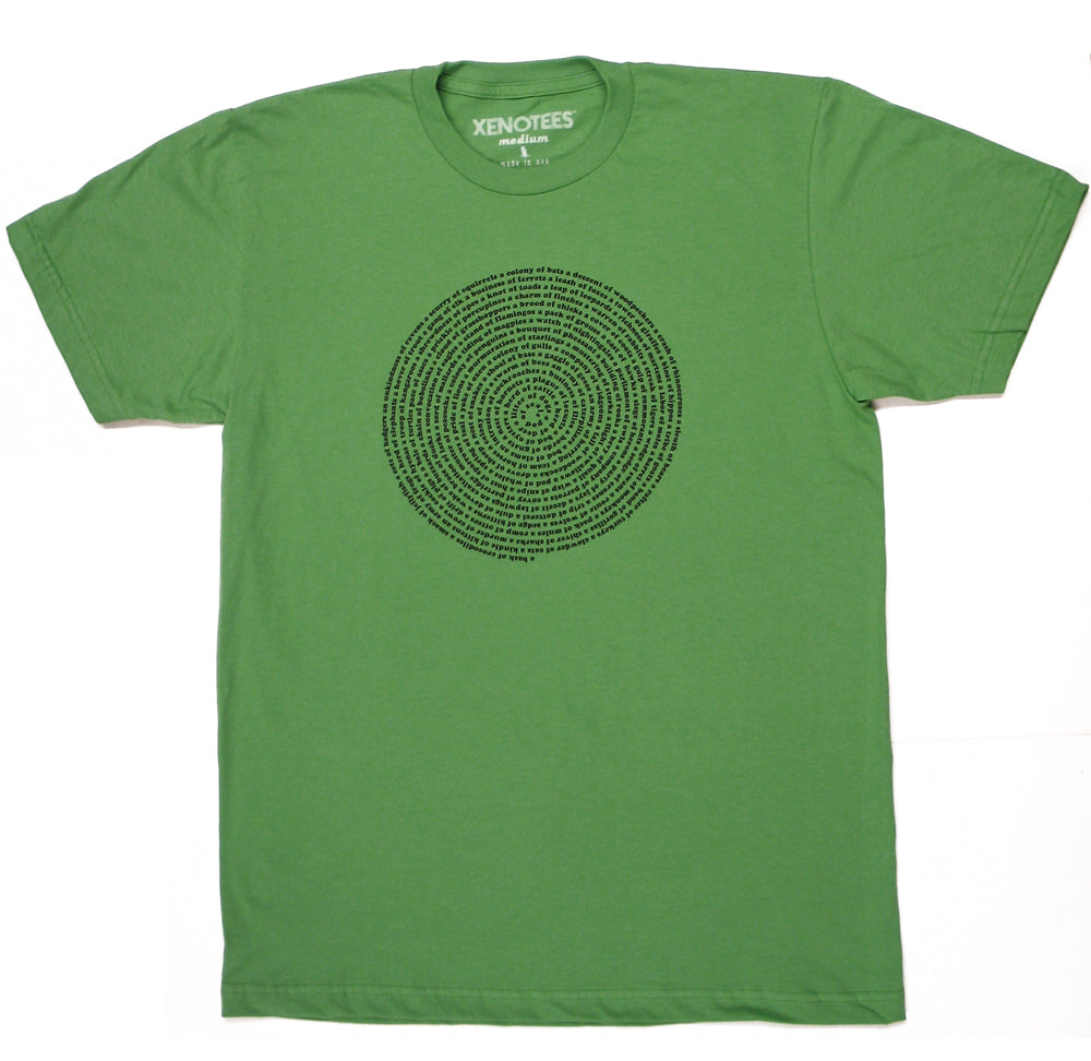 Animal Group Names Mens T-shirt by Xenotees