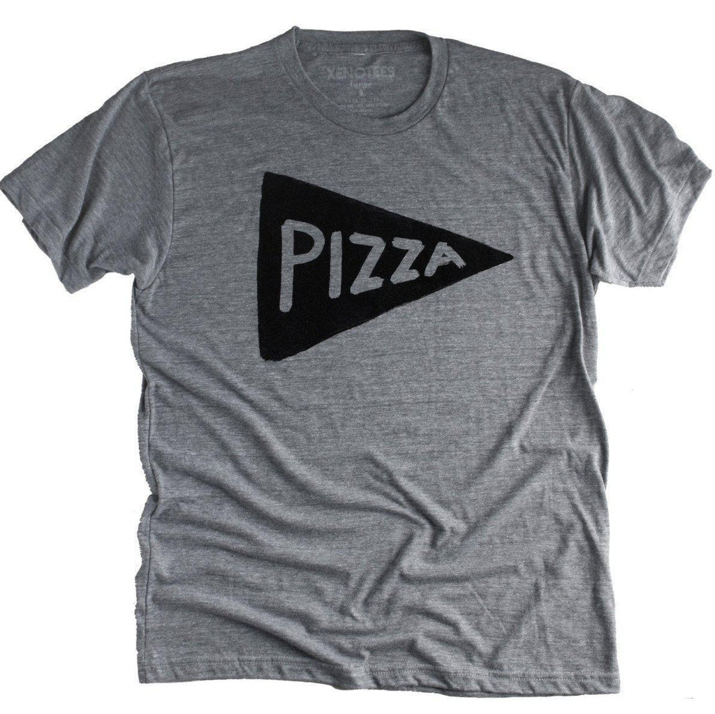 Mens Pizza Party Casual T-shirt by Xenotees