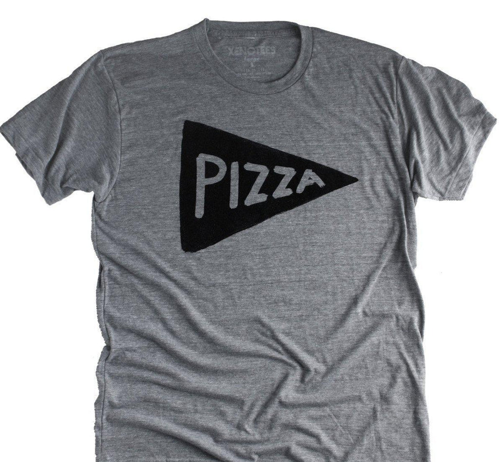Mens Pizza Party Casual T-shirt by Xenotees