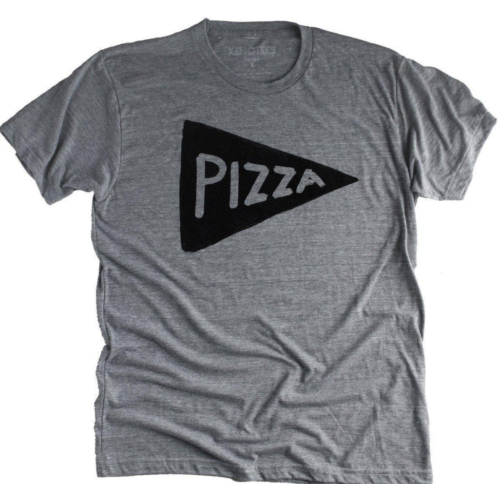 Mens Pizza Party Casual T-shirt by Xenotees