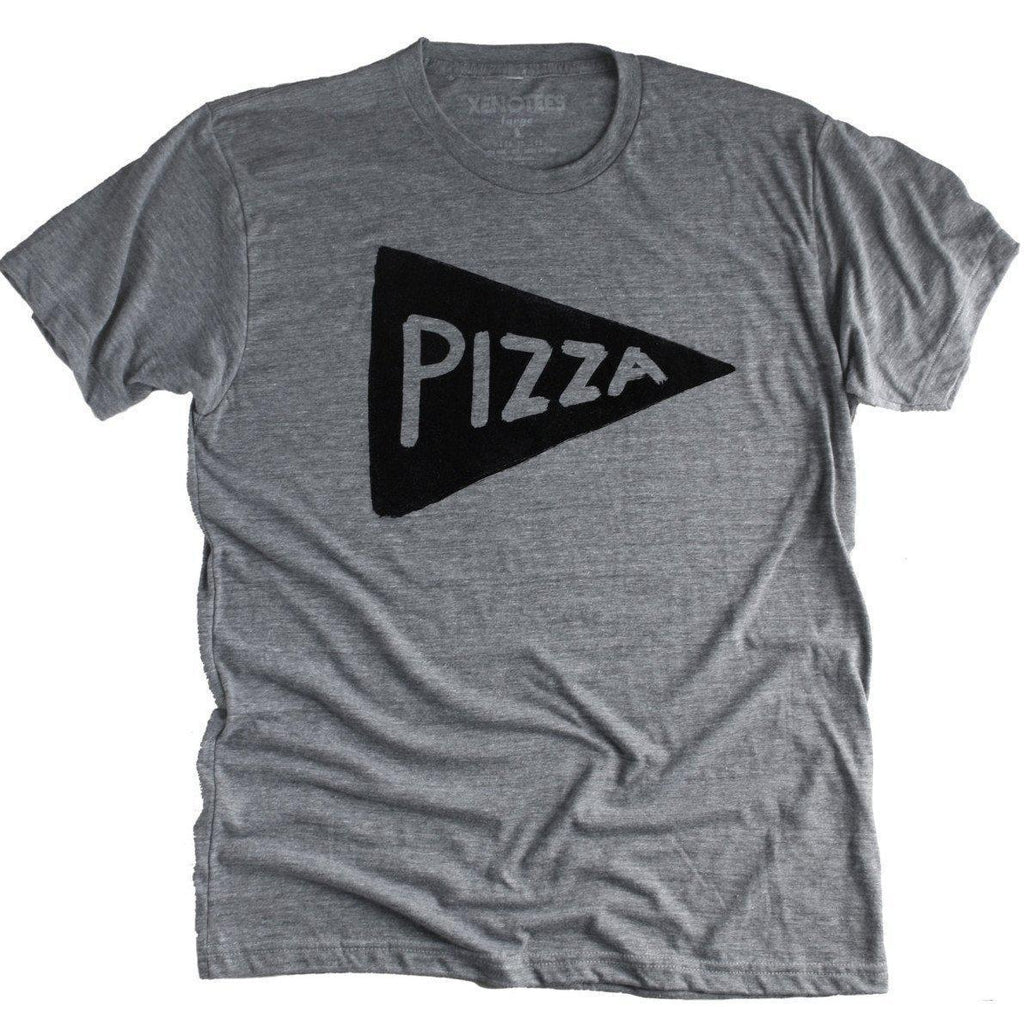 Mens Pizza Party Casual T-shirt by Xenotees