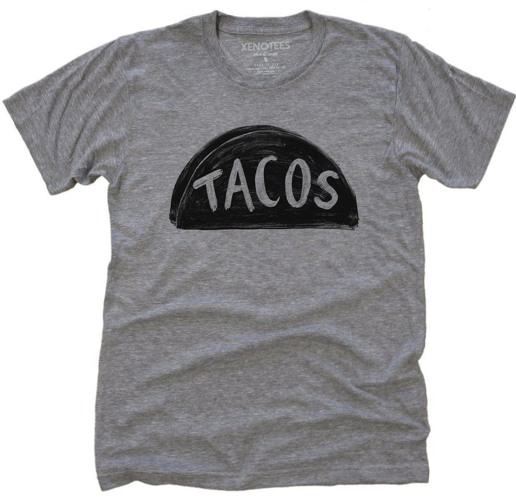 Taco Tuesday Tri-blend Graphic T-shirt Men Tshirts Xenotees