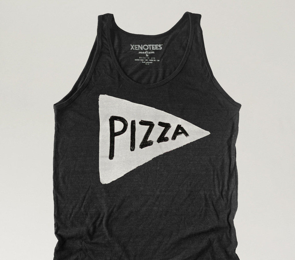 Men's Pizza Tank Top by Xenotees
