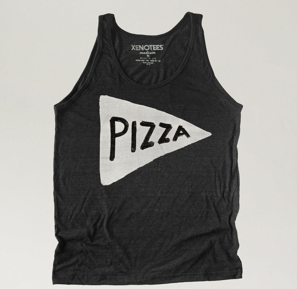 Men's Pizza Tank Top by Xenotees
