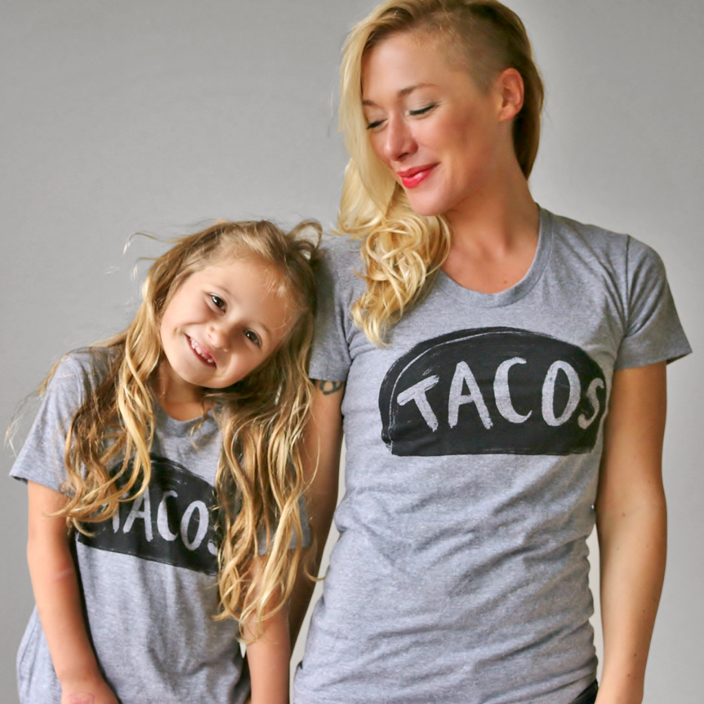 Mother Daughter Taco Tuesday Outfit Shirts