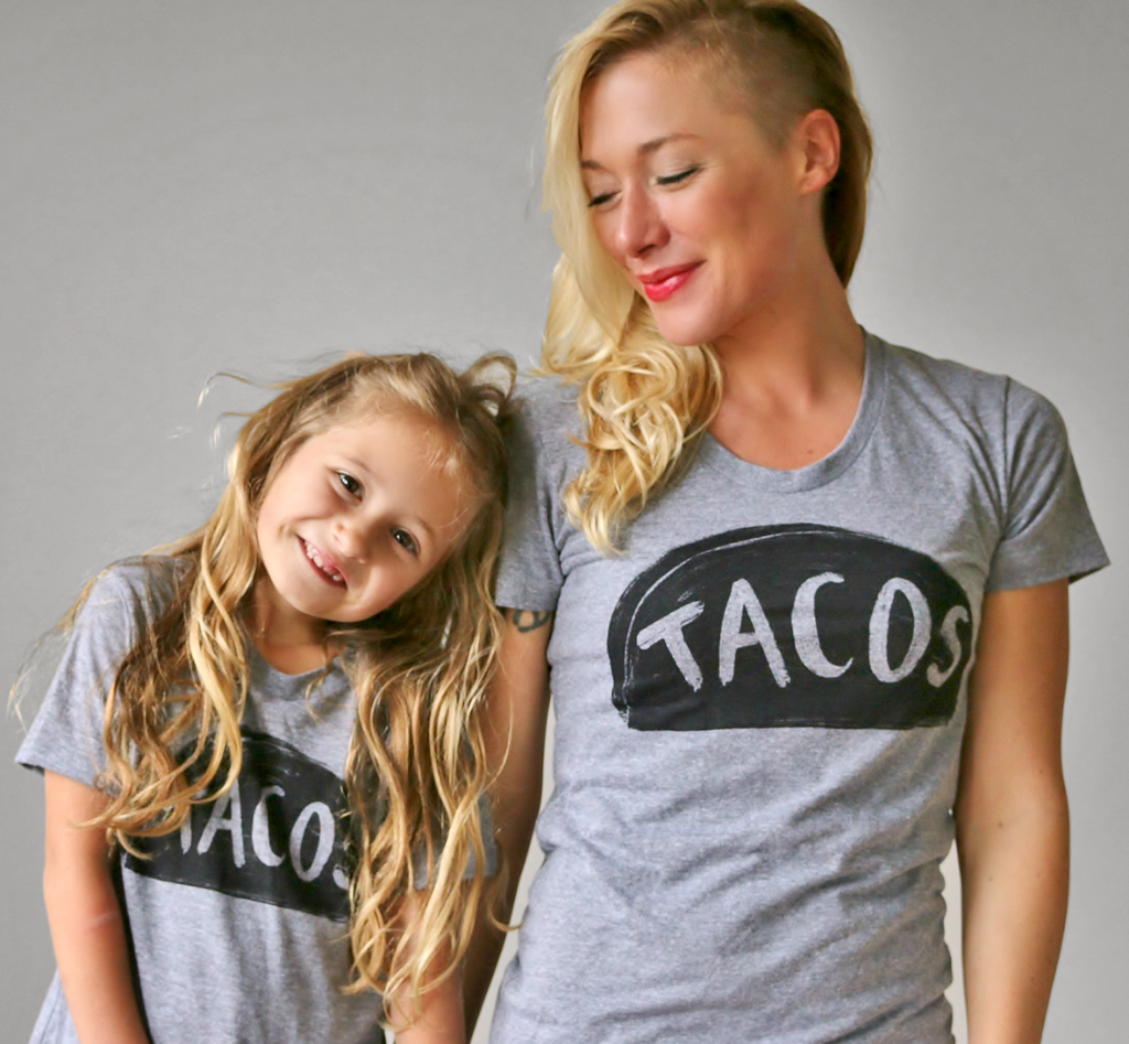 Mother Daughter Taco Tuesday Outfit Shirts