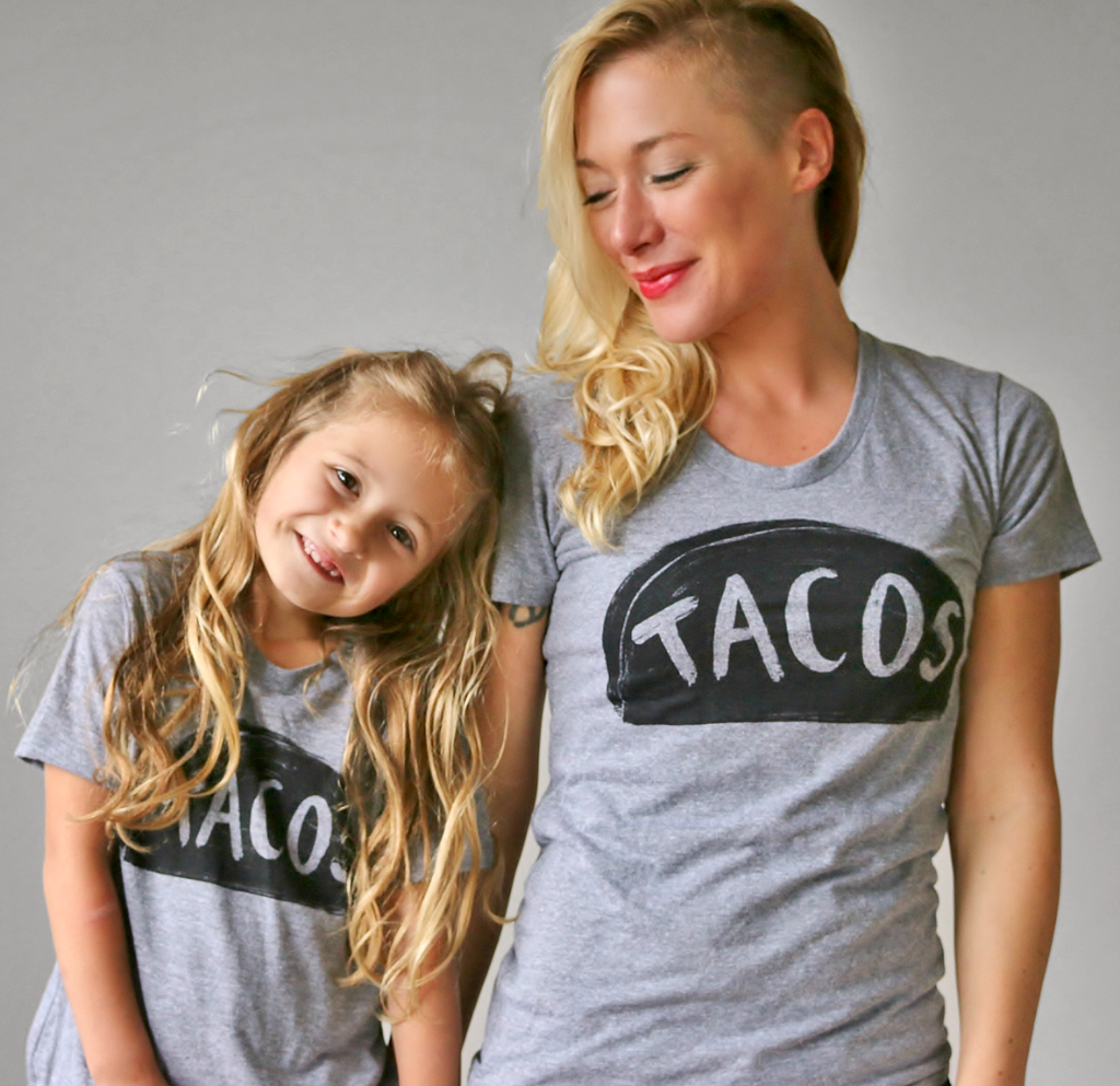 Mother Daughter Taco Tuesday Outfit Shirts