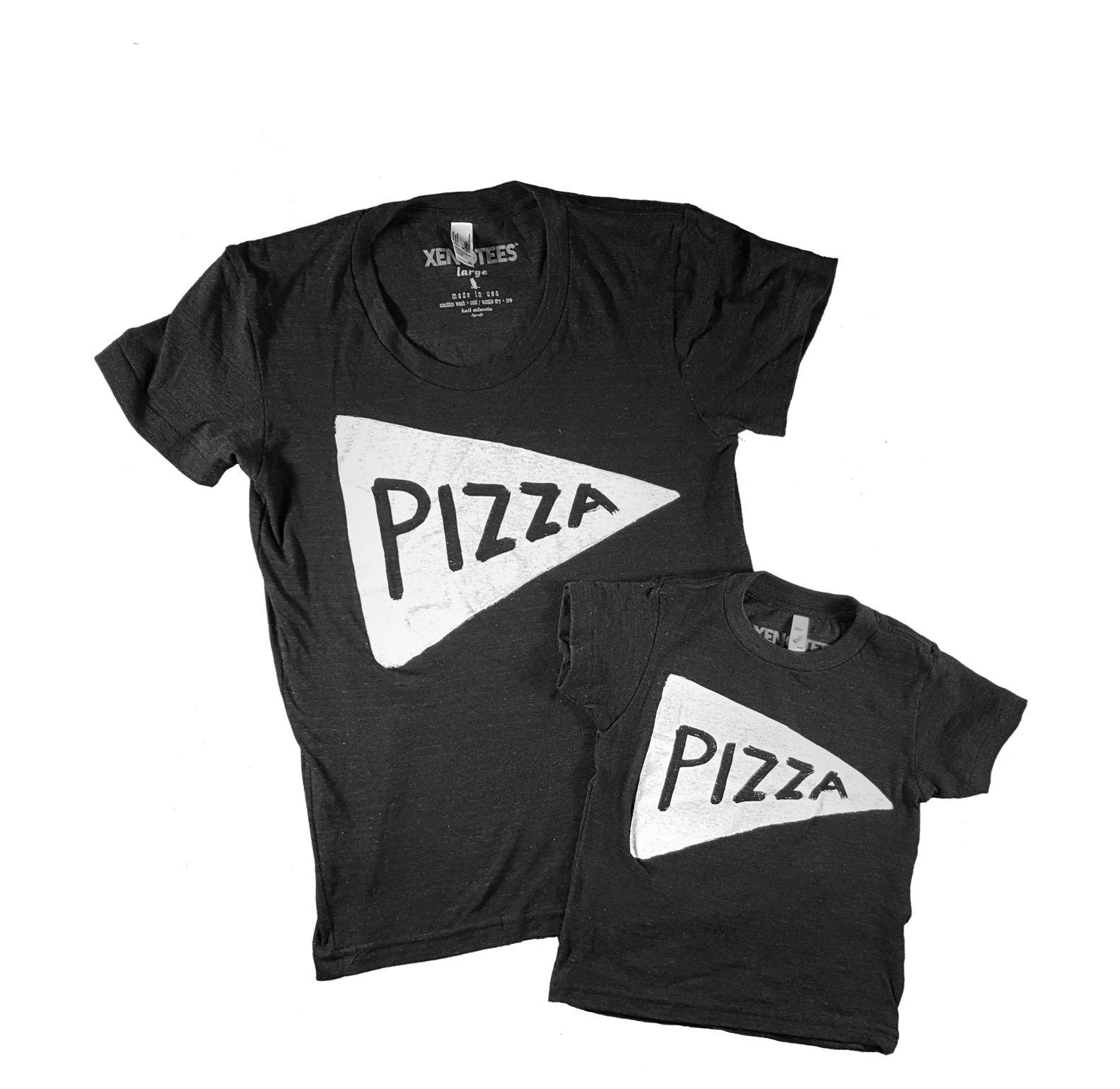 Mommy and Me Matching Pizza Shirts by Xenotees