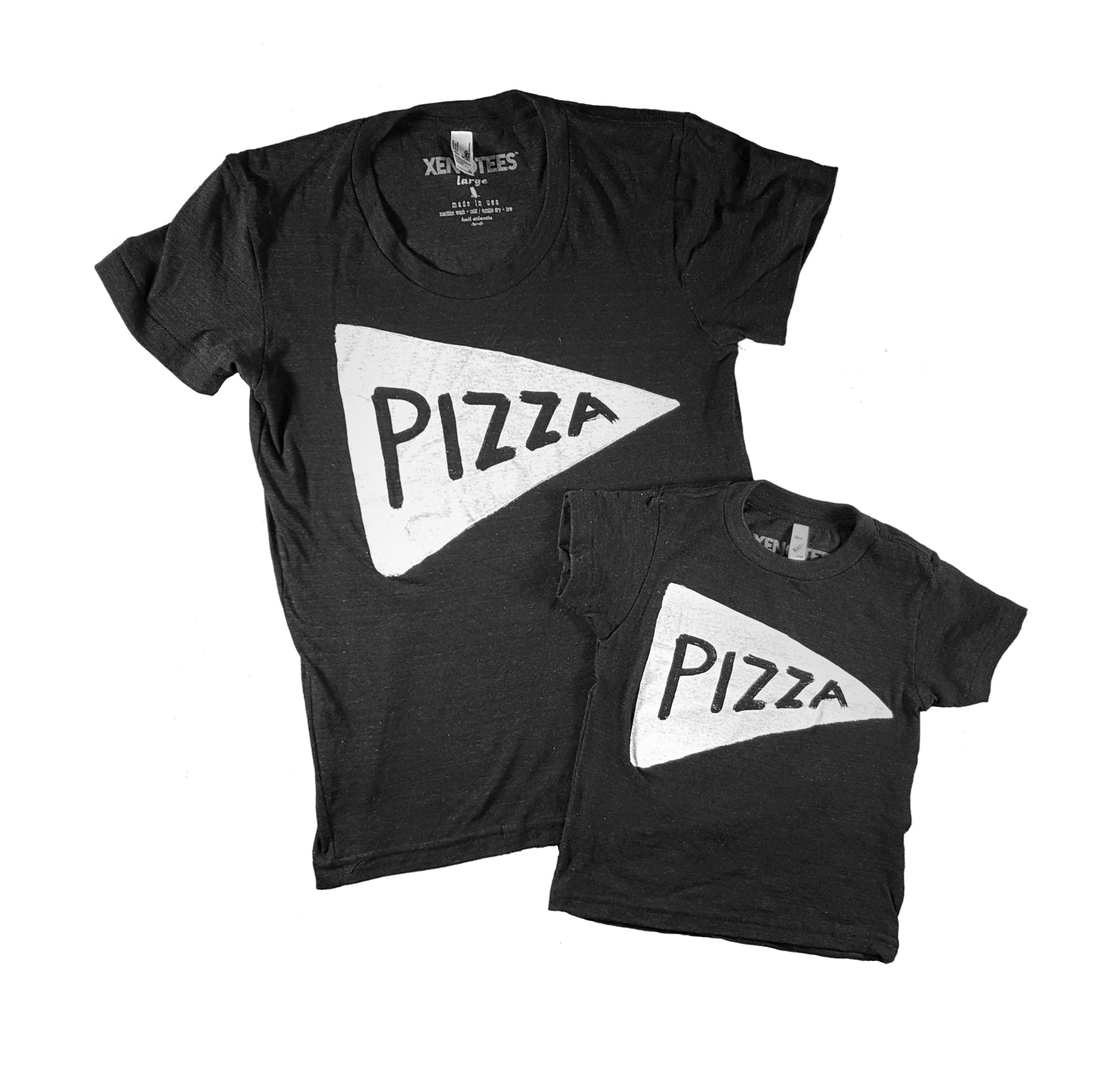 Mommy and Me Matching Pizza Shirts Womens Clothing Xenotees