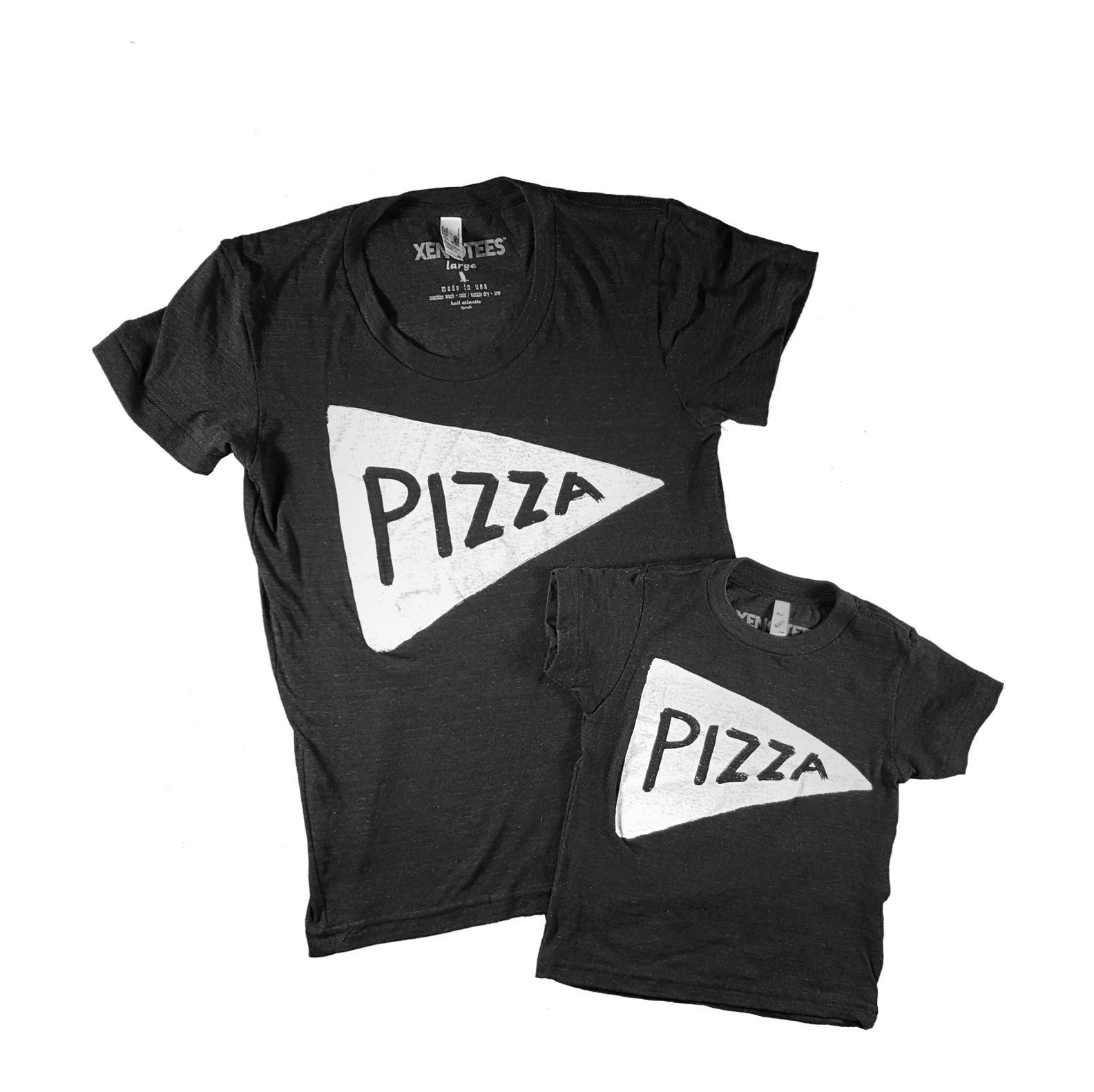 Mommy and Me Matching Pizza Shirts by Xenotees