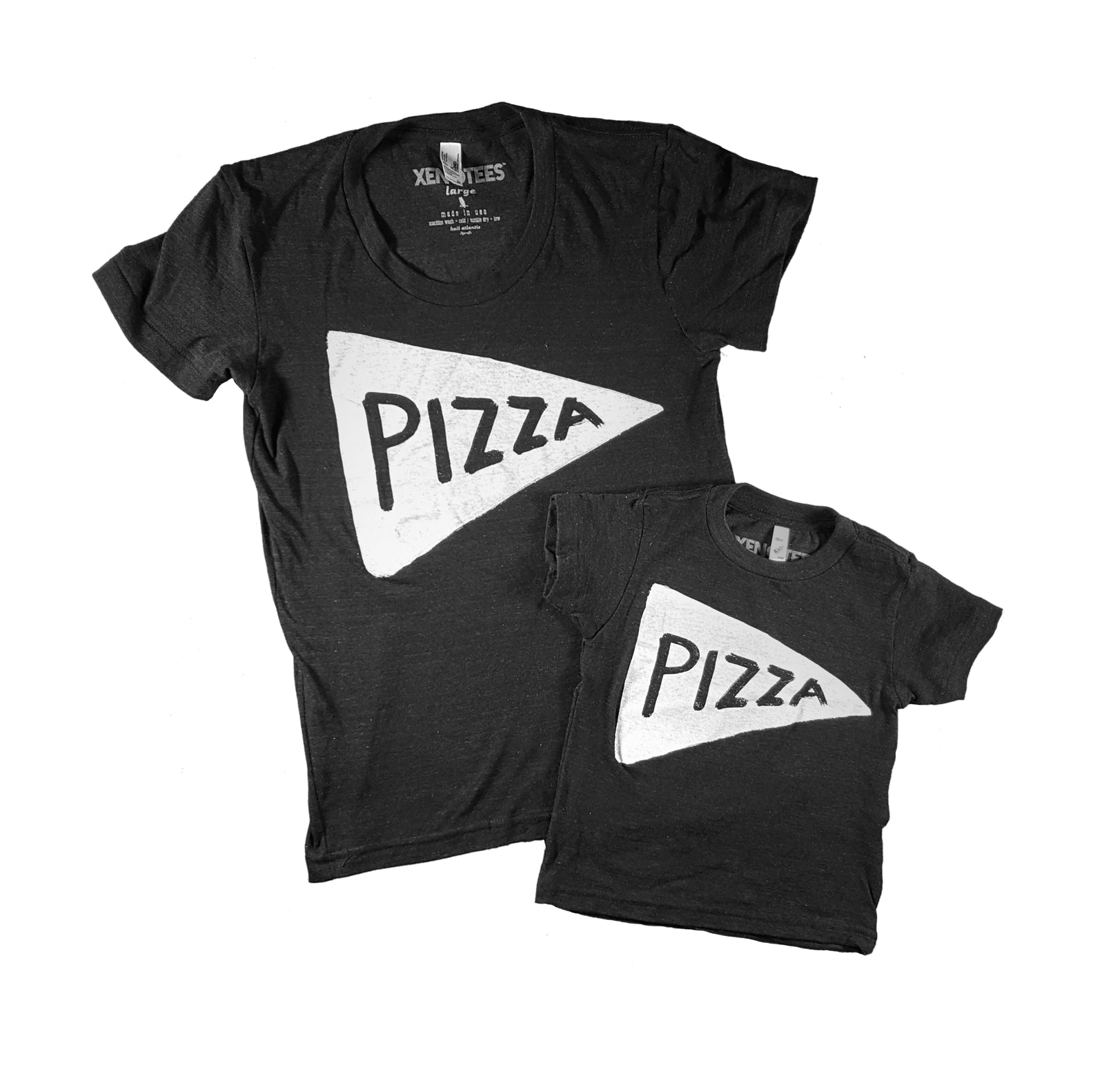 Mommy and Me Matching Pizza Shirts Womens Clothing Xenotees