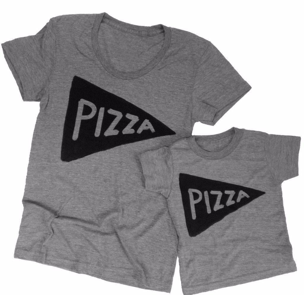 Pizza Slice Matching Mommy and Me Shirts by Xenotees