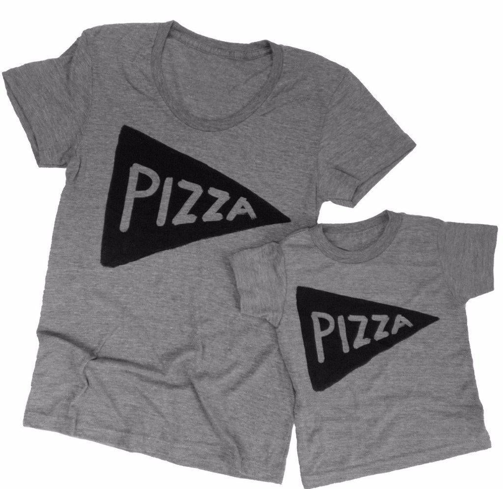 Pizza Slice Matching Mommy and Me Shirts by Xenotees