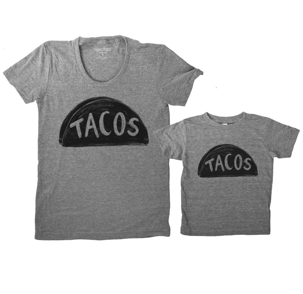 Mommy and Me Taco Shirts Womens Clothing Xenotees