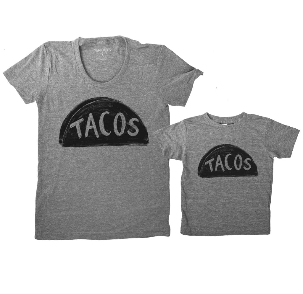 Mommy and Me Taco Shirts Womens Clothing Xenotees