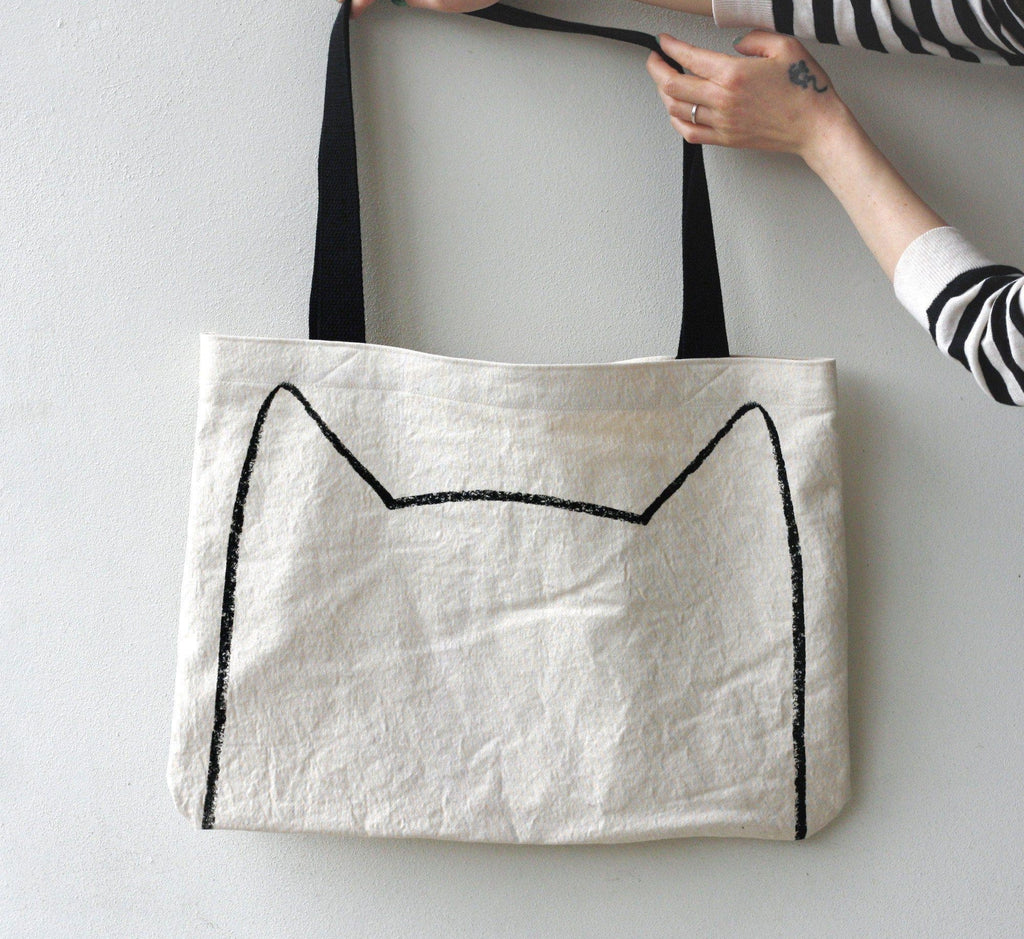Big Cat Lovers' Canvas Market Tote Bag Tote Bag Xenotees