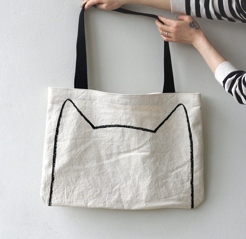 Big Cat Lovers' Canvas Market Tote Bag Tote Bag Xenotees