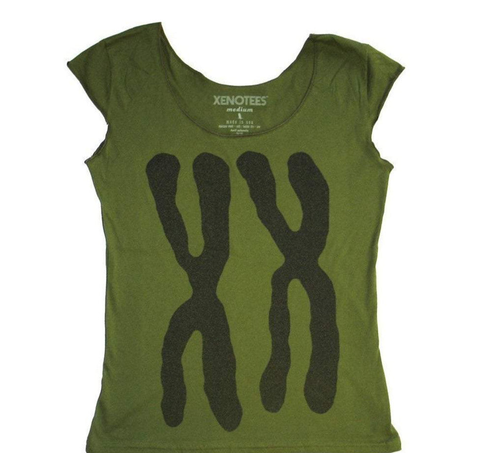 Womens XX Chromosomes Biology Student Cool Nerdy T-shirt