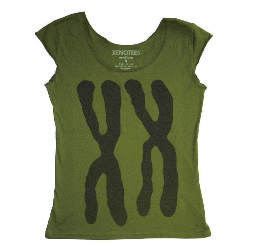 Womens XX Chromosomes Biology Student Cool Nerdy T-shirt