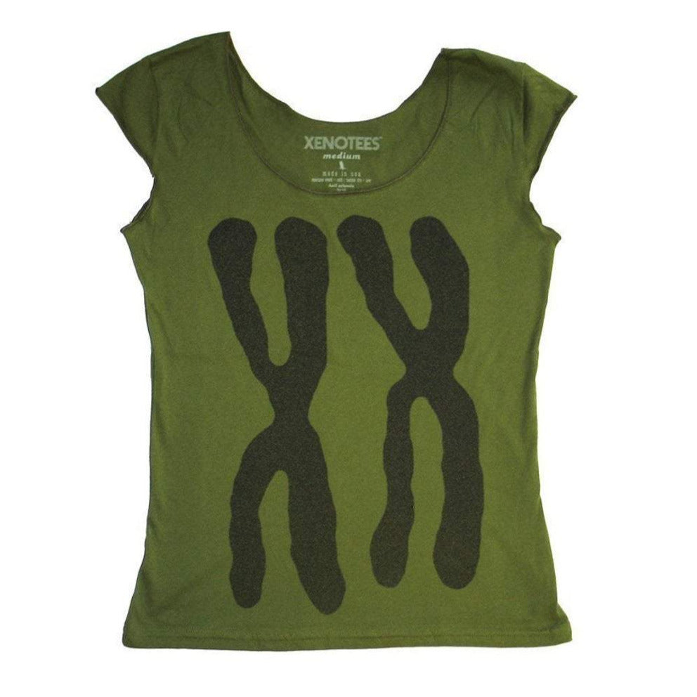 Womens XX Chromosomes Biology Student Cool Nerdy T-shirt