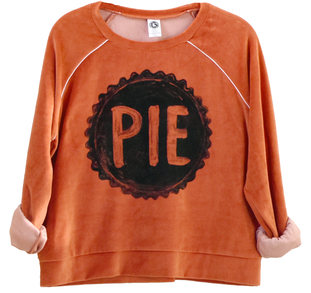 Ladies Orange Crop Top Velour Track Sweatshirt Sweatshirts Xenotees