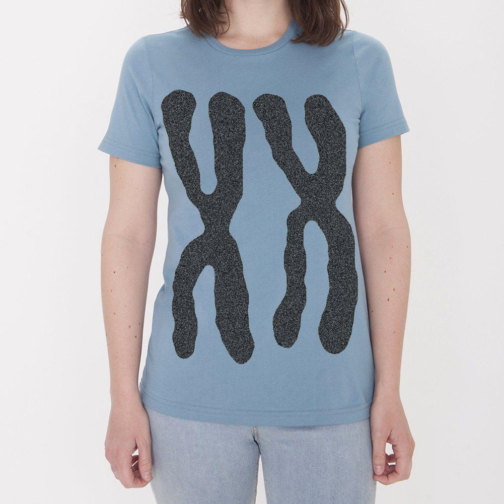 Organic Womens XX Chromosomes T-shirt by Xenotees